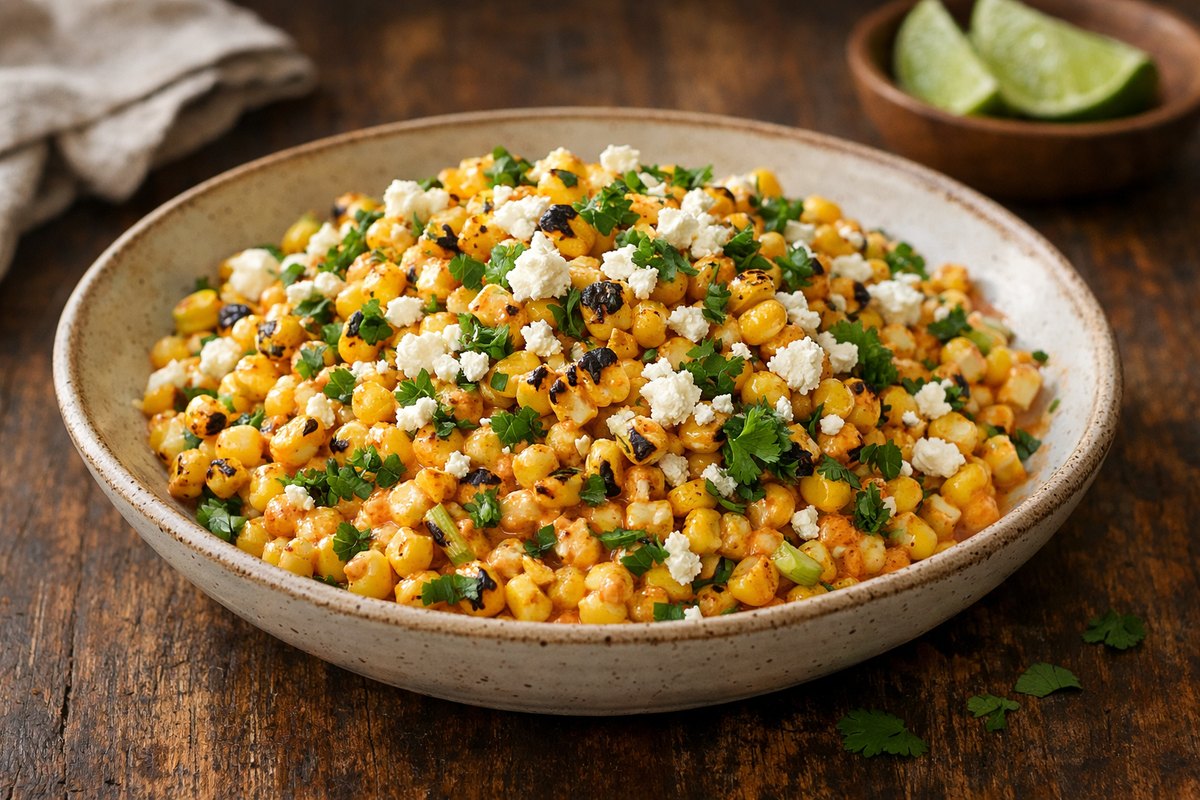 Charred Masala Corn Salad, a Cookout Side