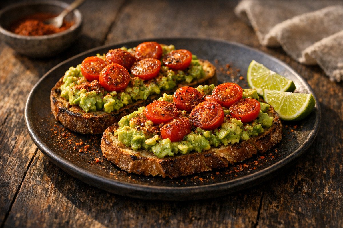 Indian-Spiced Avocado Toast