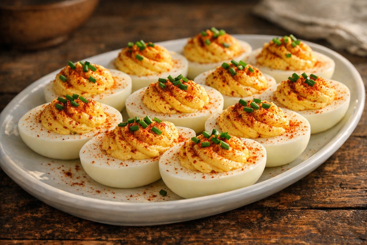 Indian-Spiced Deviled Eggs