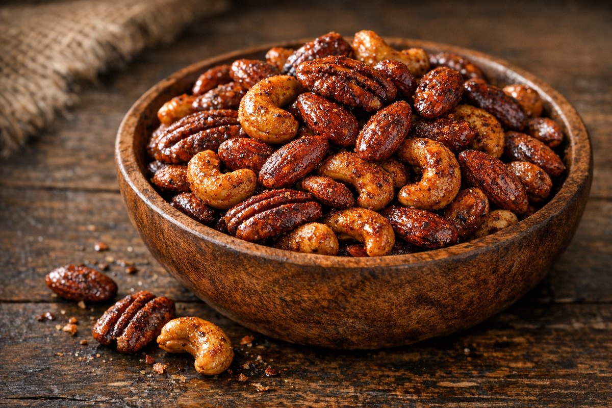 Indian-Spiced Party Nuts