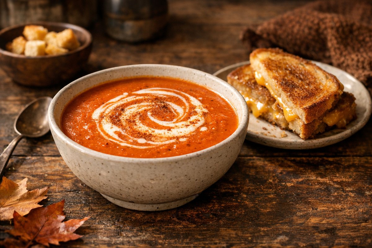 Creamy Indian-Spiced Tomato Soup